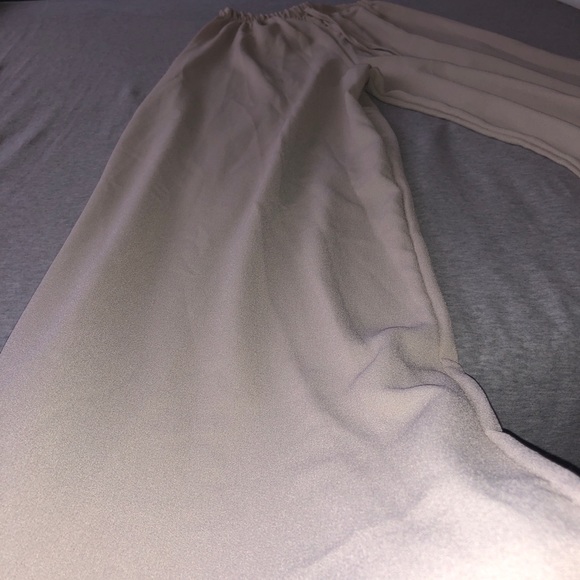 Tie Waist Wide Leg Trousers - Picture 7 of 9